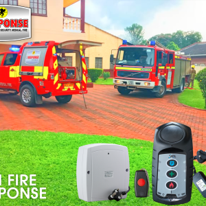 Panic Package GSM Security Medical Fire Panel with Siren 1 x Remote