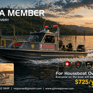 Commercial houseboat owners per year